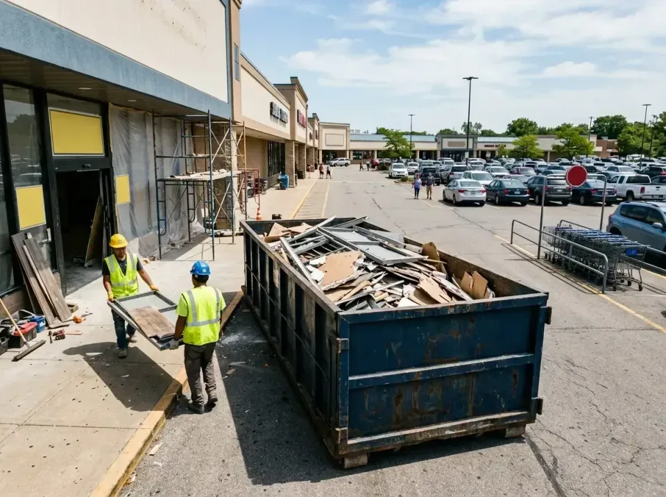retail-store-renovation-debris-003 — frequently asked questions, Roll-off Dumpster Rentals in Powell, OH